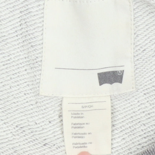 Levi's Women's Grey Crew Neck Pullover Sweatshirt Size S