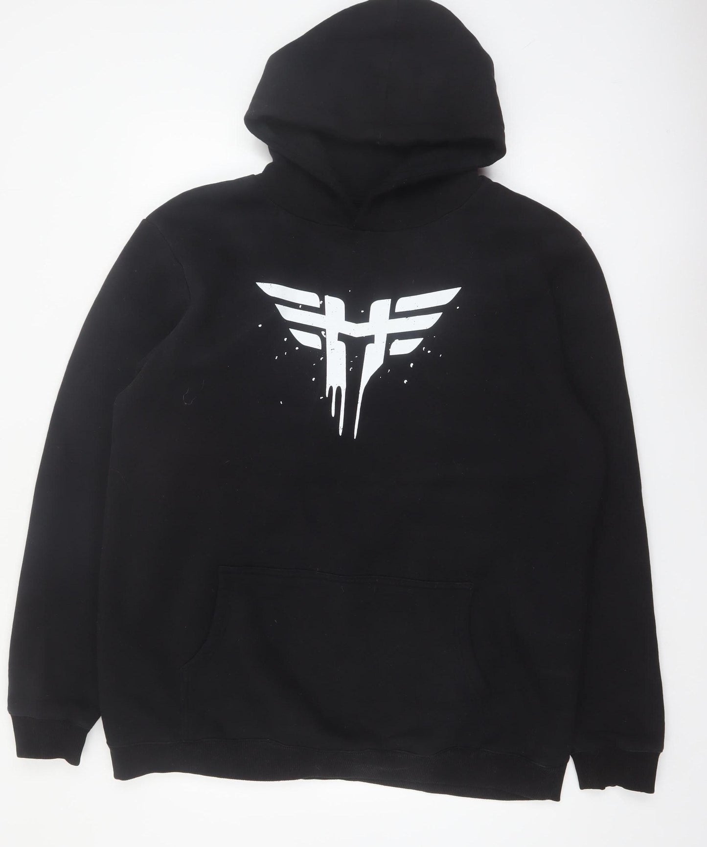 Nations Men’s Black 2XL Pullover Hoodie Esports Fleece Regular Fit