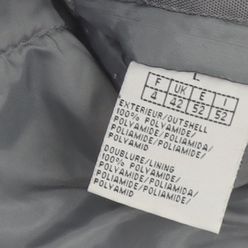 CINQCENTDIOZE Mens Grey Hooded Parka Jacket Size L 42in