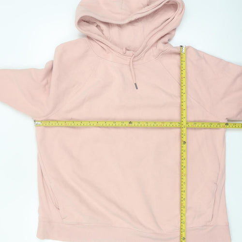 Next Women Pink Pullover Hoodie XL Cotton Blend Casual