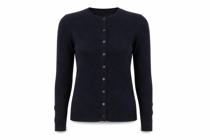 Gap Womens Navy Blue Medium Button-Up Cardigan Jumper
