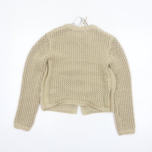 Marks and Spencer Women’s Beige Open Knit Cardigan Size S