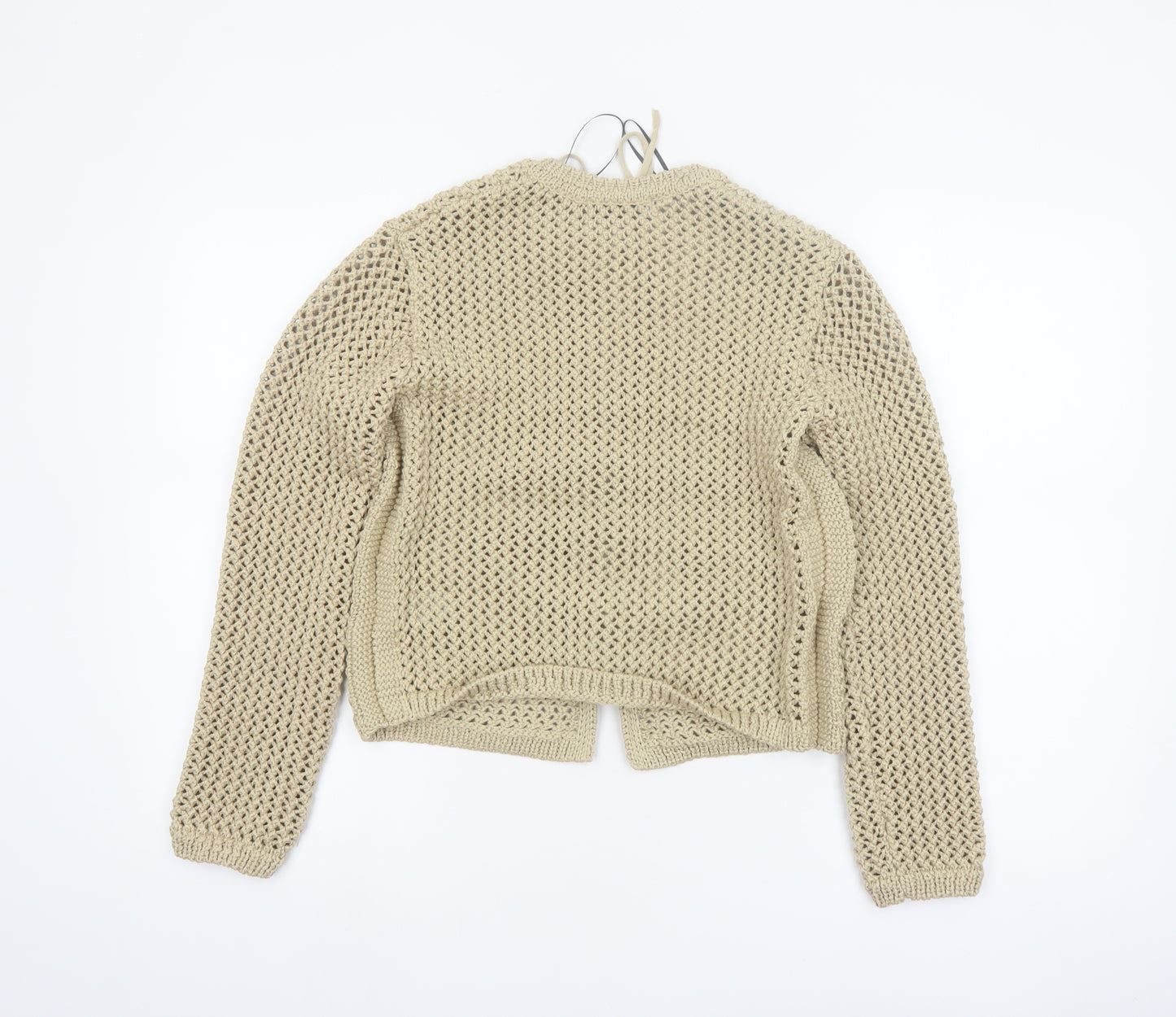 Marks and Spencer Women’s Beige Open Knit Cardigan Size S