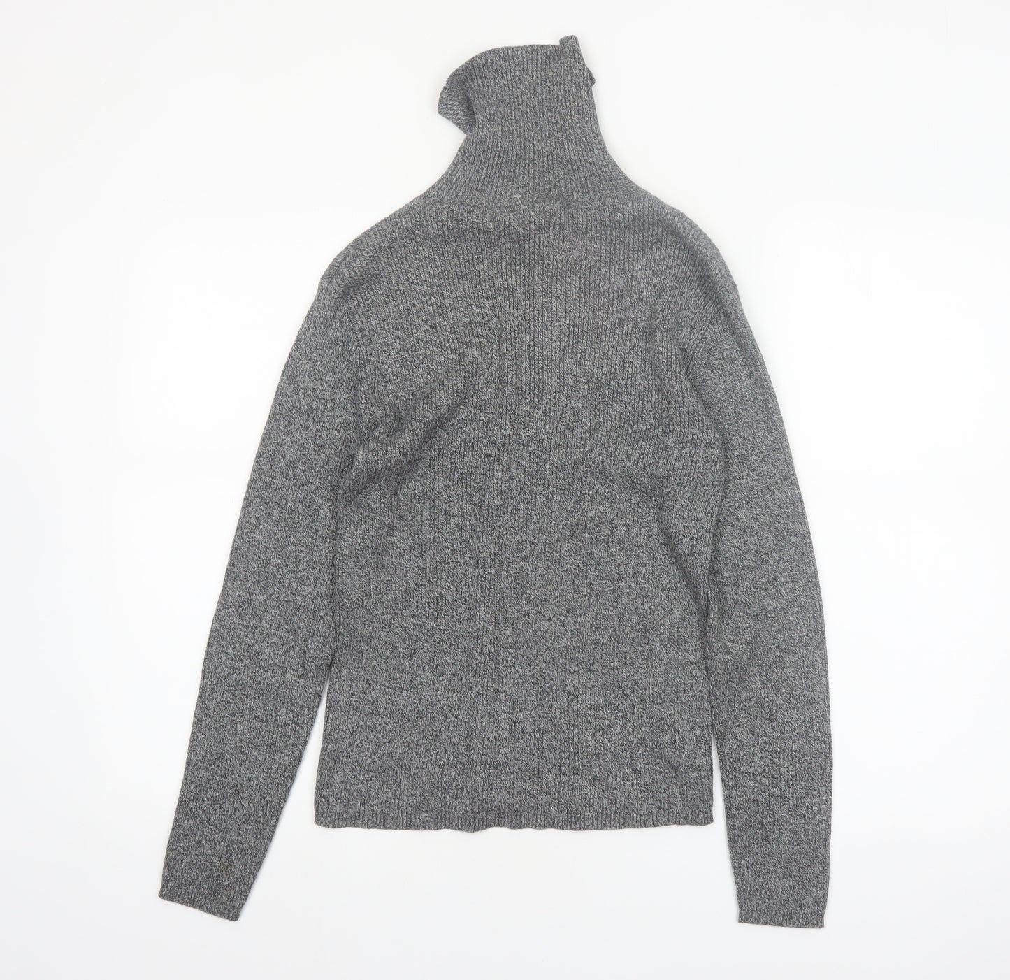 Liz Claiborne Sport Women’s Grey Roll Neck Cotton Jumper Small