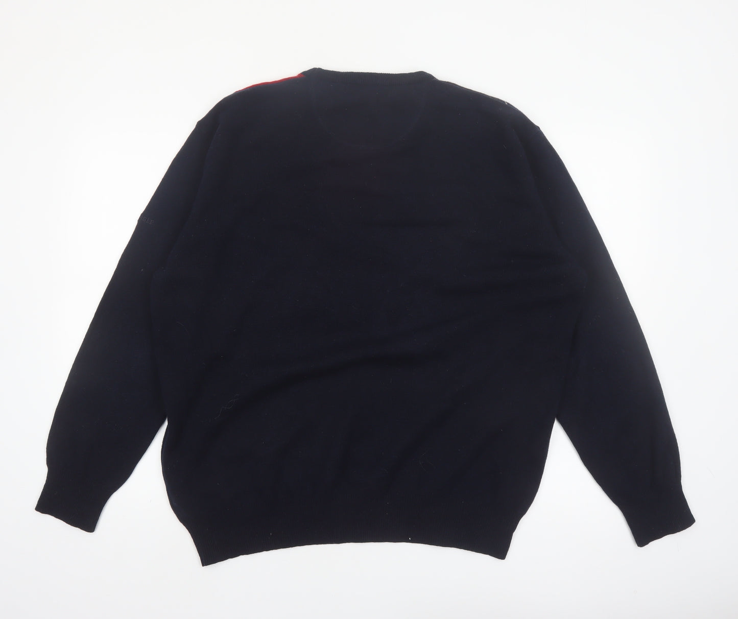 Pringle Men's Multicoloured Argyle Wool Crew Neck Jumper XL