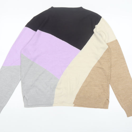 Marks and Spencer Women’s Multicoloured Size 12 Crew Neck Jumper