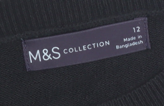 Marks and Spencer Women’s Multicoloured Size 12 Crew Neck Jumper