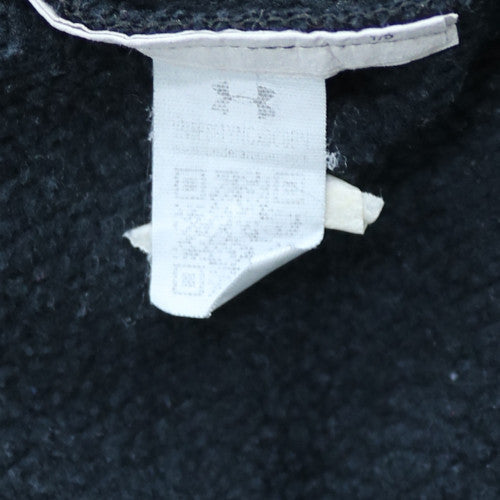 Under Armour Womens Black Small Crew Neck Pullover Sweatshirt
