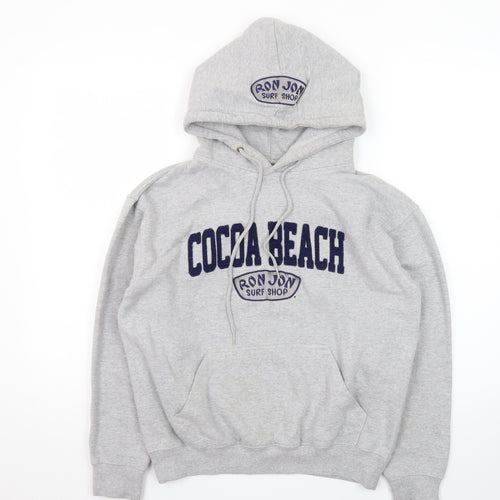 Pacific & Co Grey Hoodie Women Small Cocoa Beach Ron Jon Surf Shop Pullover
