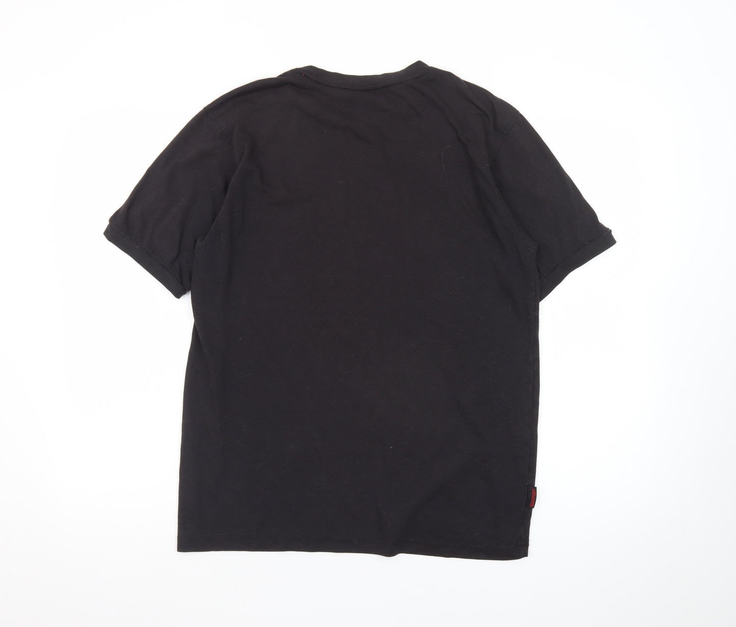 Slazenger Men’s Black Cotton Crew Neck Short Sleeve T-Shirt Size S