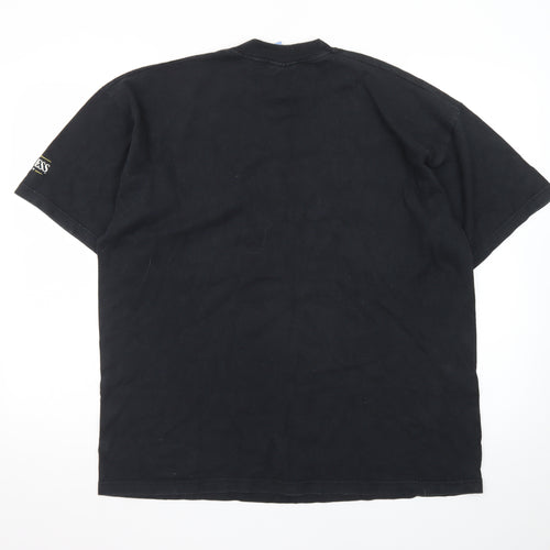 Fruit of the Loom Mens Black Guinness Beer Graphic XL T-Shirt