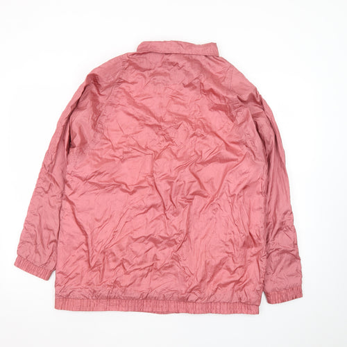 Tudor Court Women’s Pink Nylon Casual Lightweight Jacket L