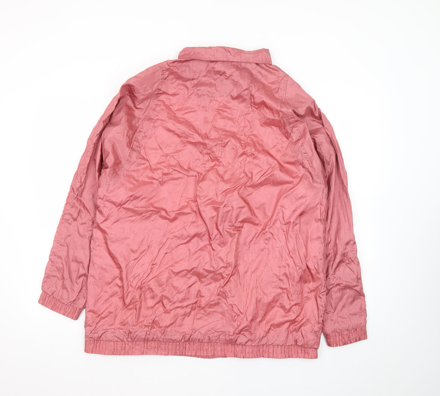 Tudor Court Women’s Pink Nylon Casual Lightweight Jacket L