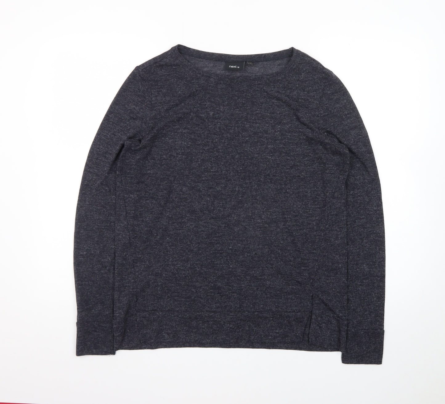 Next Women Grey Long Sleeve Basic Jersey Top Size 12