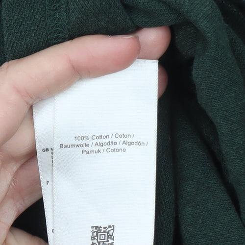 Fred Perry Men's Green Cotton Slim Fit Polo Shirt Size L