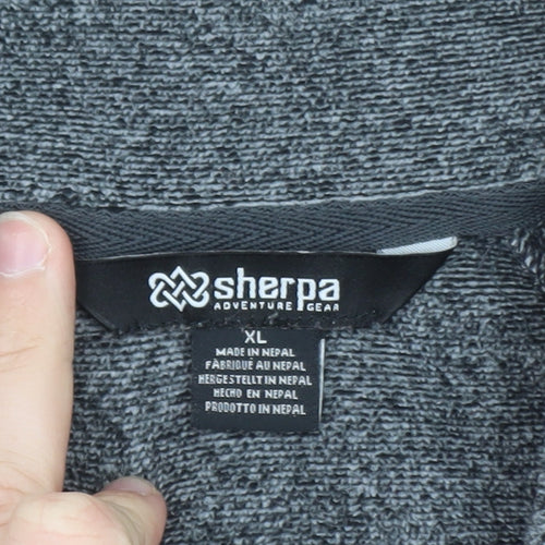 Sherpa Adventure Gear Men’s Grey XL 1/4 Zip Pullover Sweatshirt