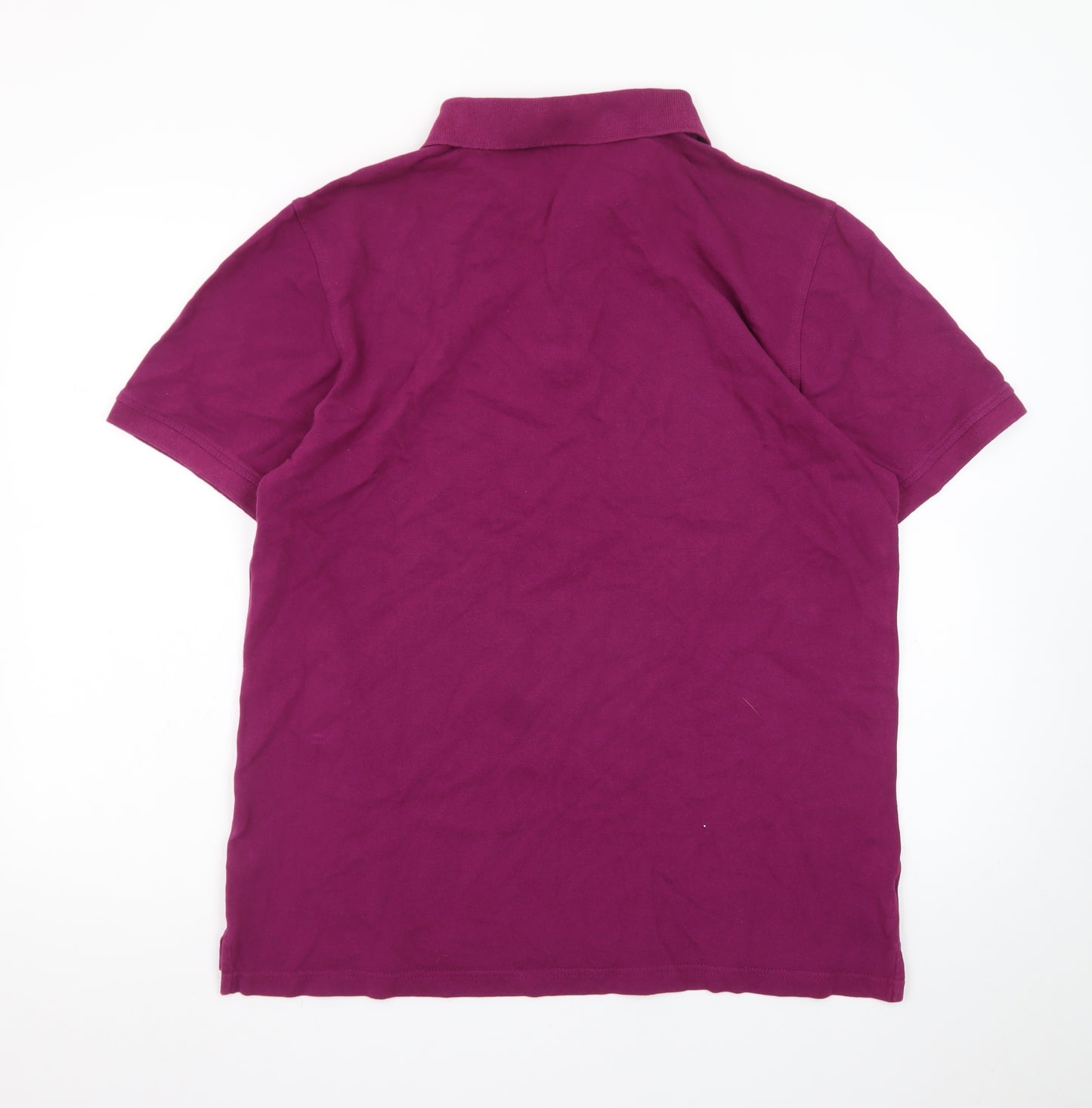 AW85 Men’s Purple Regular Fit Cotton Short Sleeve Polo Shirt XL