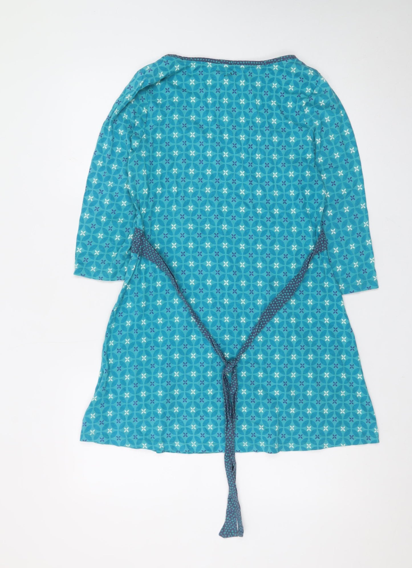Mudd & Water Women’s Blue Geometric A-Line Cotton Dress Size 12