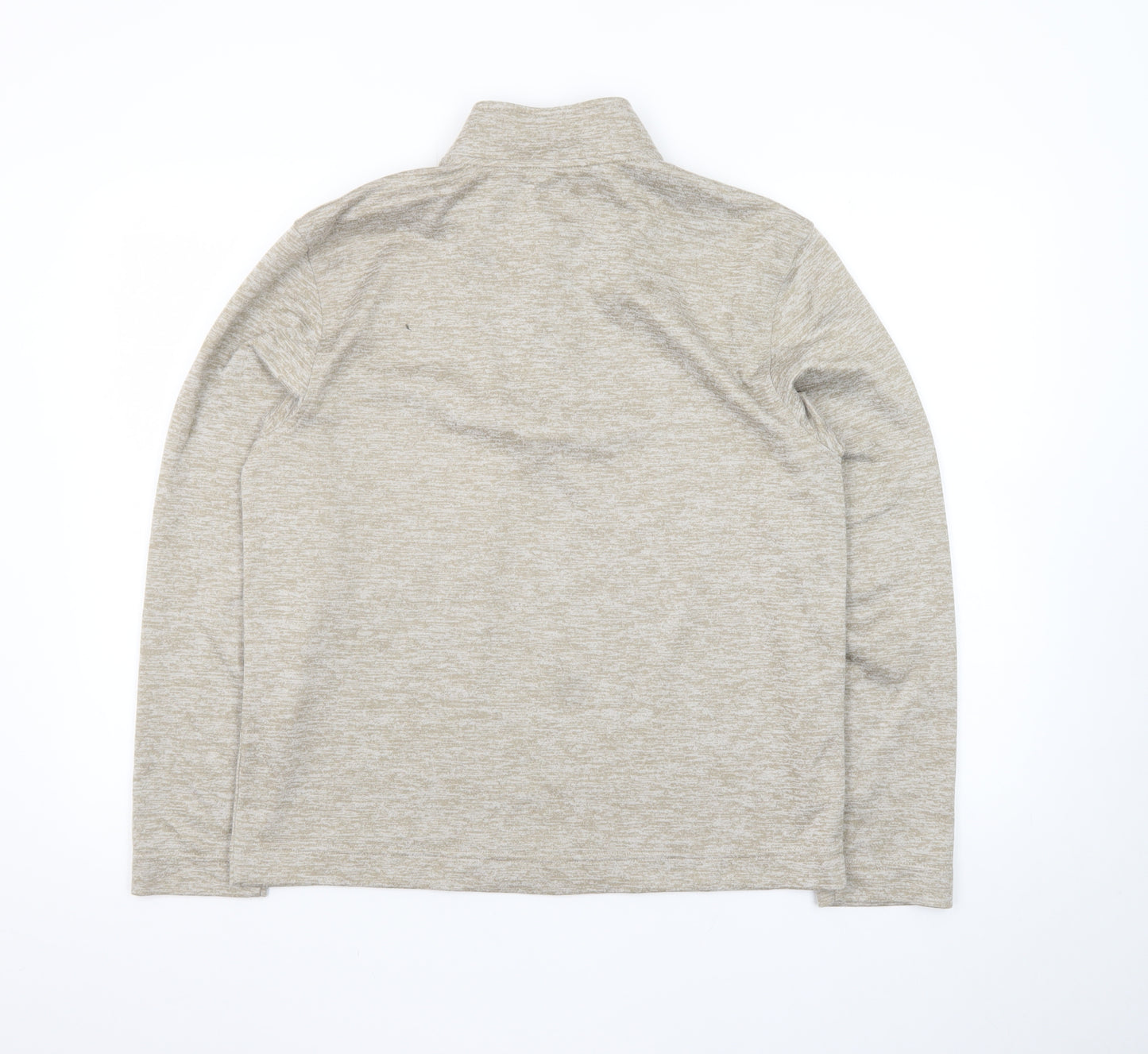 Van Heusen Men’s Beige Classic Fit 1/4 Zip Sweatshirt Size S