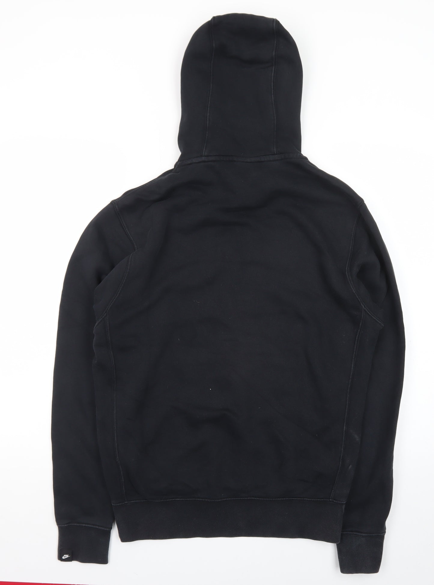 Nike Men's Black S Pullover Hoodie Just Do It Logo Fleece