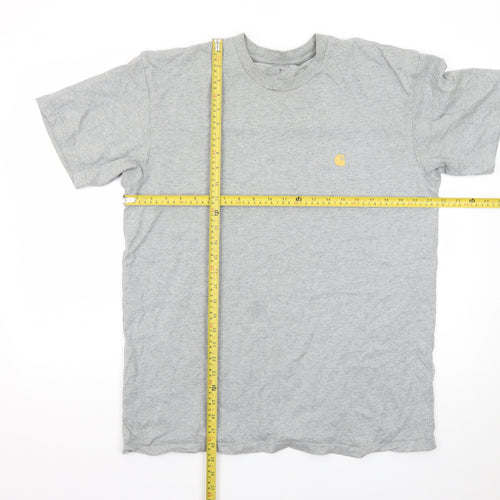 Carhartt Work in Progress Grey Crew Neck T-Shirt Men's Large Cotton
