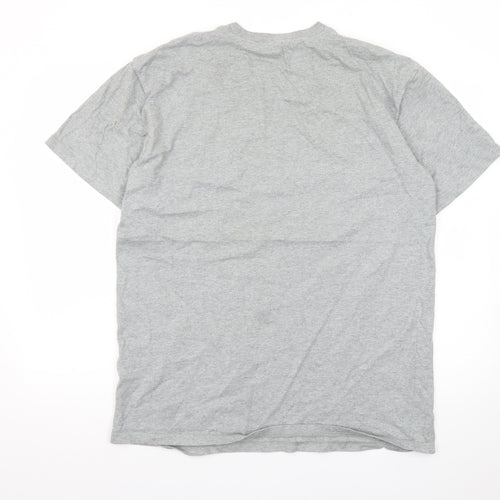 Carhartt Work in Progress Grey Crew Neck T-Shirt Men's Large Cotton