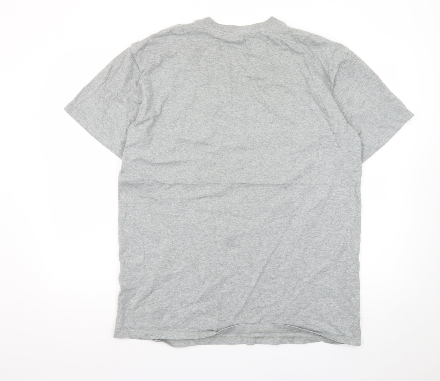 Carhartt Work in Progress Grey Crew Neck T-Shirt Men's Large Cotton