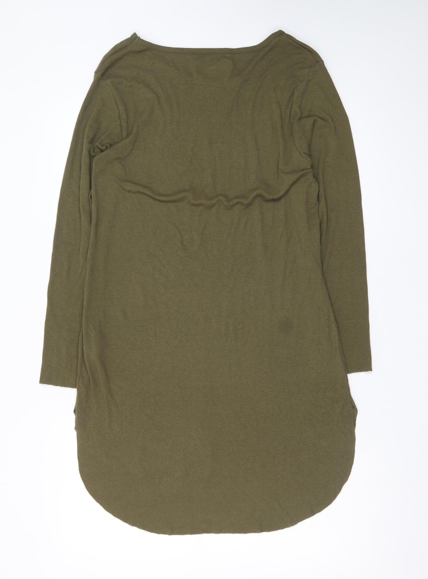 SimplyBe Women Green Size 16 3/4 Sleeve Jersey T-Shirt Dress