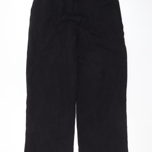 Uniqlo Men’s Black L Regular Fit Sweatpants with Elastic Waist