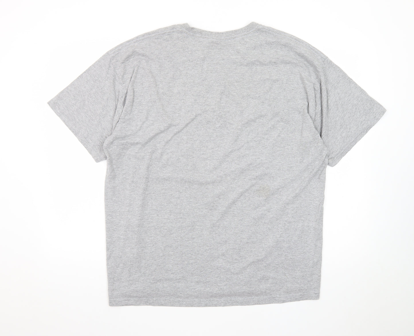 Gildan Men's Grey XL Football Sports Graphic T-Shirt