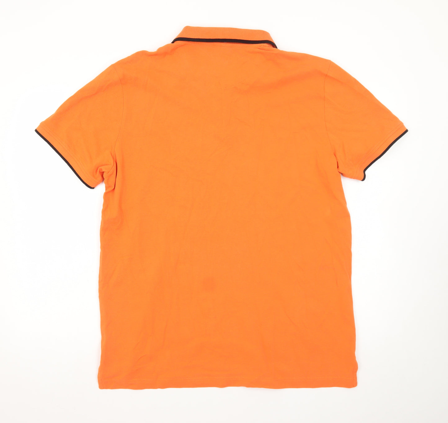 Puma Men's Orange XL Performance Polo Shirt Short Sleeve
