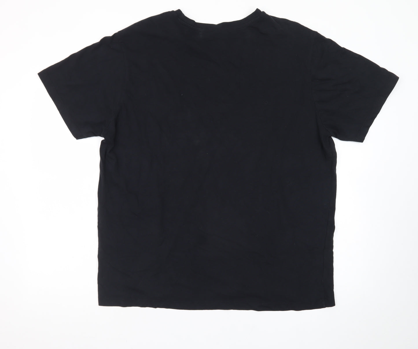U.S. Polo Assn. Men's Black XL Cotton Crew Neck Short Sleeve T-Shirt