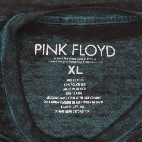 Pink Floyd Men's Black XL Band Graphic Rock T-Shirt