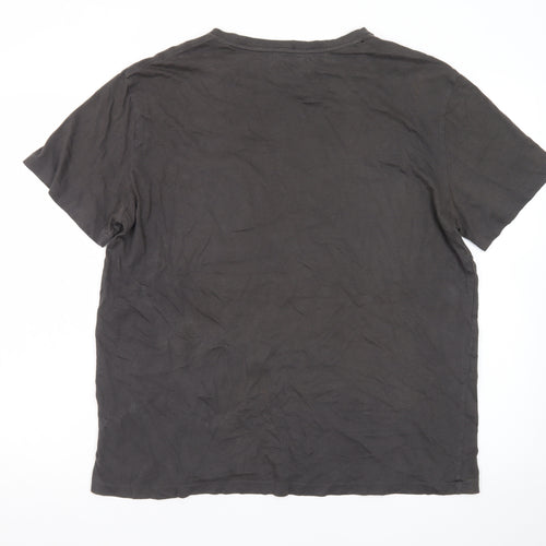 Polo Ralph Lauren Men's Black Cotton Crew Neck Short Sleeve T-Shirt L