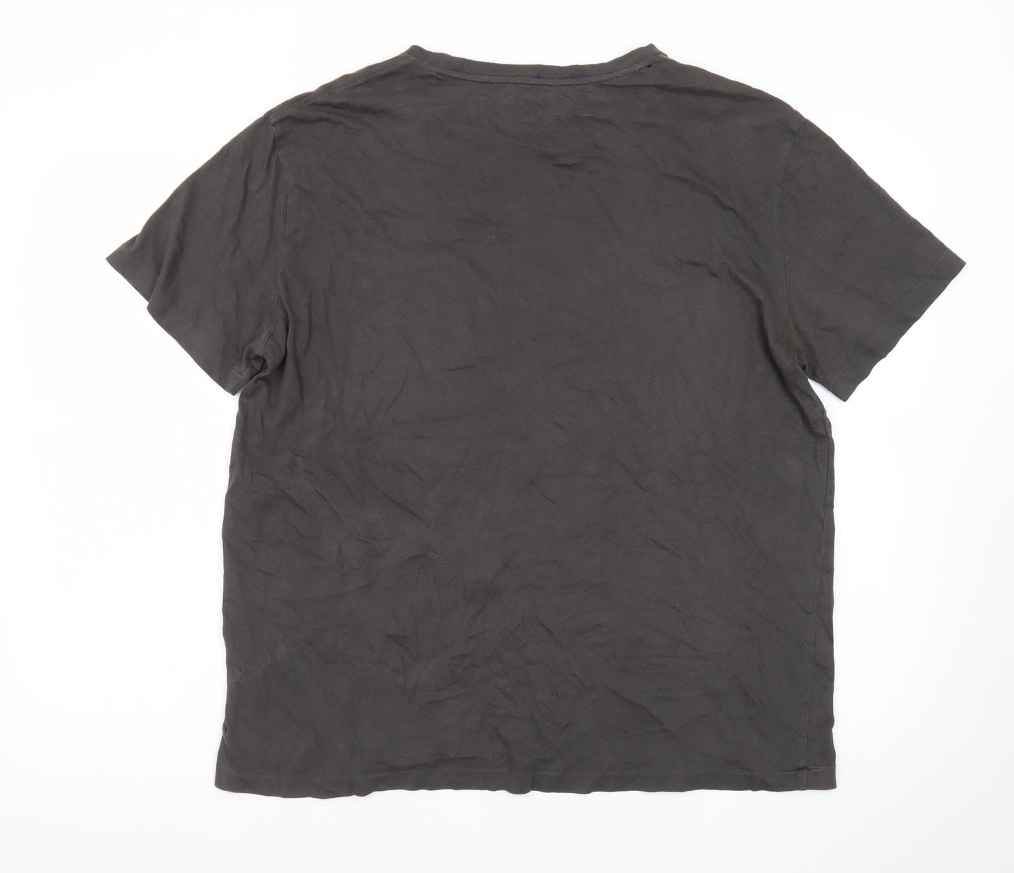 Polo Ralph Lauren Men's Black Cotton Crew Neck Short Sleeve T-Shirt L