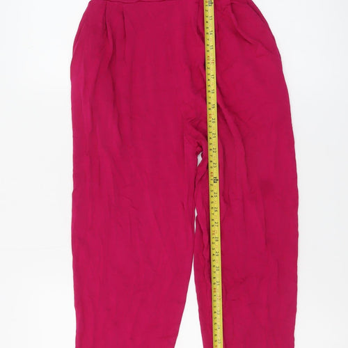 ASOS Women’s Pink Sleeveless Jumpsuit UK 4 Wrap Front Strappy Design