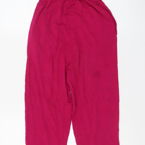 ASOS Women’s Pink Sleeveless Jumpsuit UK 4 Wrap Front Strappy Design