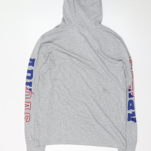 Adidas Men's Grey XL Pullover Hoodie Logo Long Sleeve Sportswear