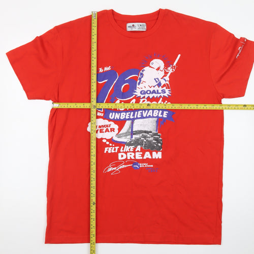 Molson Canadian Men's Red Graphic Sports T-Shirt Size L