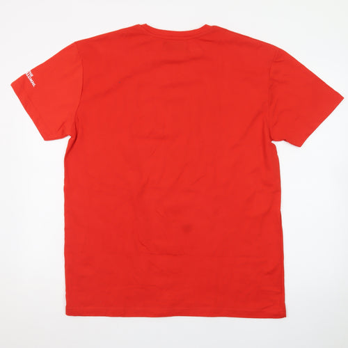 Molson Canadian Men's Red Graphic Sports T-Shirt Size L