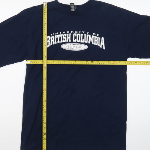 M&O Heavy Men's Navy University of British Columbia Long Sleeve T-Shirt Size M
