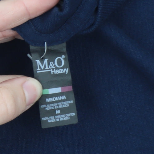 M&O Heavy Men's Navy University of British Columbia Long Sleeve T-Shirt Size M