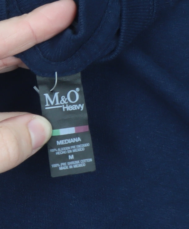 M&O Heavy Men's Navy University of British Columbia Long Sleeve T-Shirt Size M