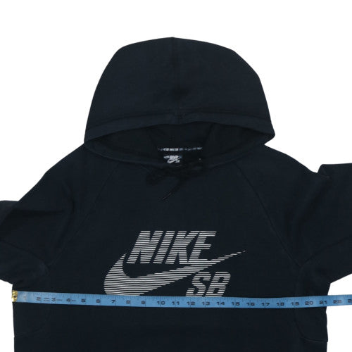 Nike SB Men's Black Pullover Hoodie M Fleece Graphic Logo