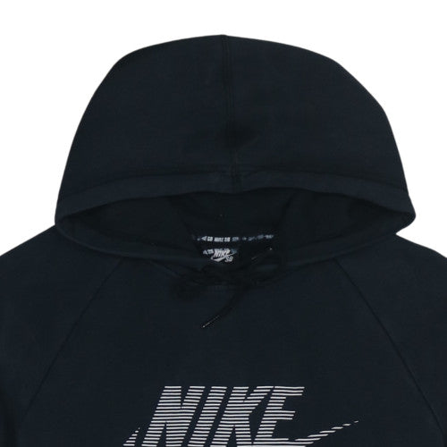 Nike SB Men's Black Pullover Hoodie M Fleece Graphic Logo