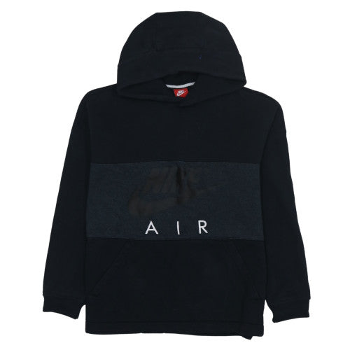 Nike Men's Black Small Pullover Hoodie with Logo and Pocket