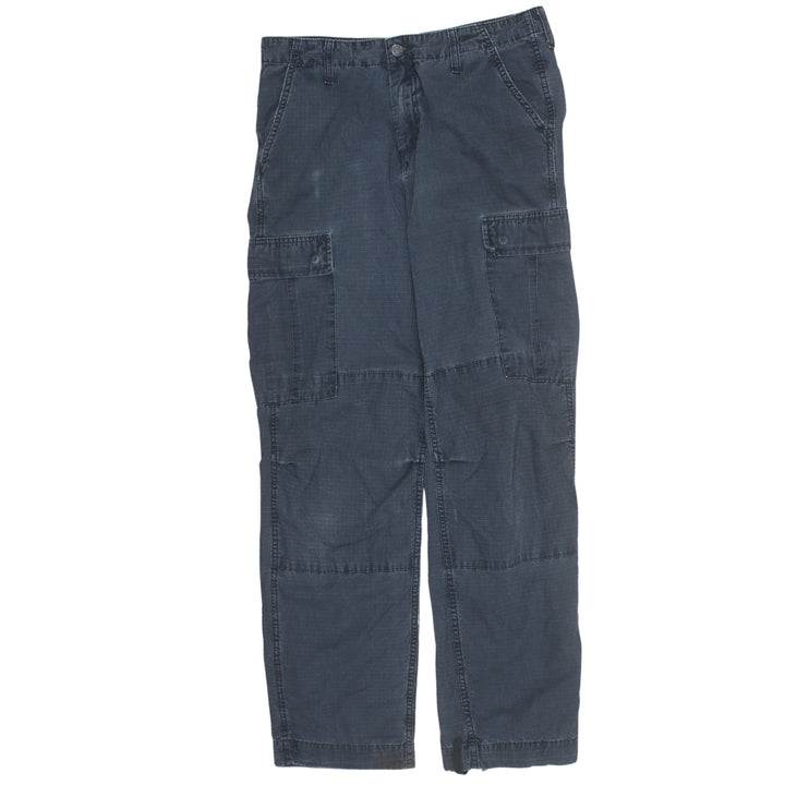 Carhartt Men’s Blue Regular Cargo Jeans 30x32 Cotton Canvas