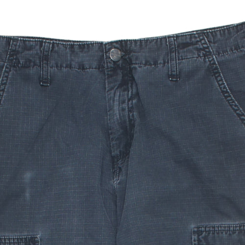 Carhartt Men’s Blue Regular Cargo Jeans 30x32 Cotton Canvas