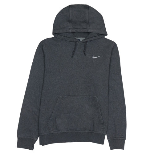 Nike Men's Grey Pullover Hoodie M Regular Fit Fleece Sweatshirt