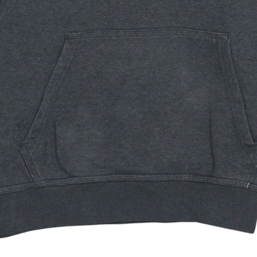 Nike Men's Grey Pullover Hoodie M Regular Fit Fleece Sweatshirt